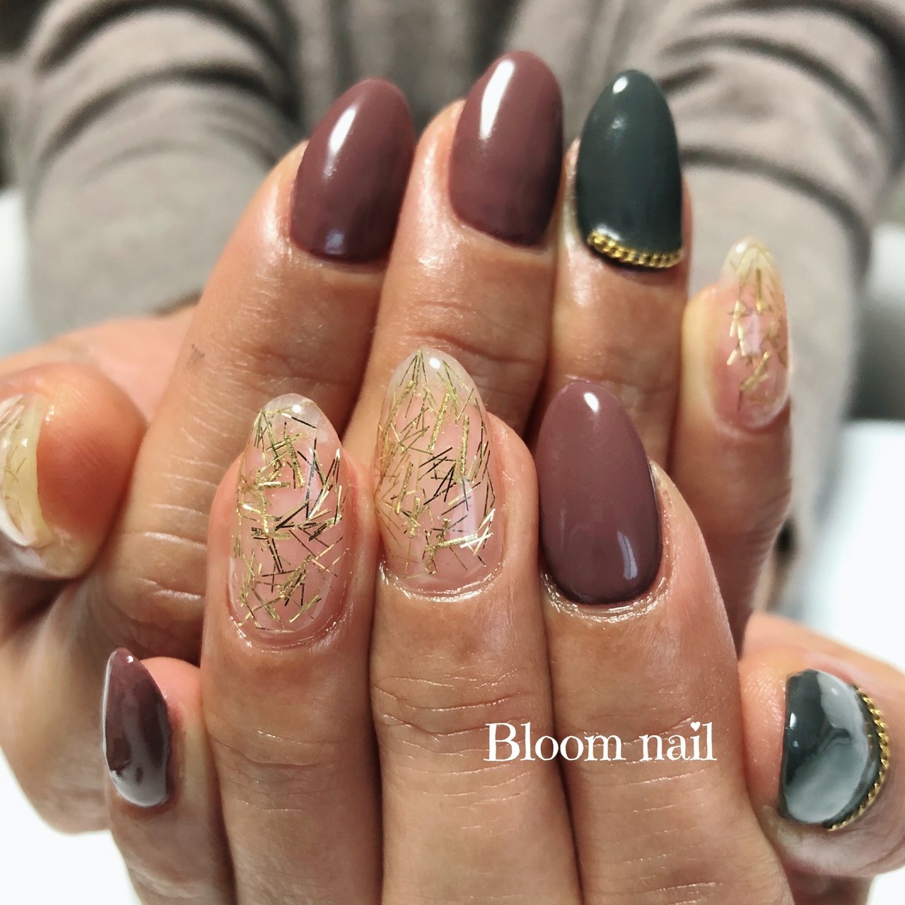 秋 冬 オールシーズン ハンド ホログラム Bloom Nailのネイルデザイン No ネイルブック