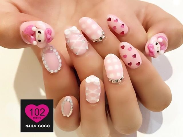 成人式 入学式 クリスマス パーティー ハンド Nailsgogo Shibuya Nailsalonのネイルデザイン No ネイルブック