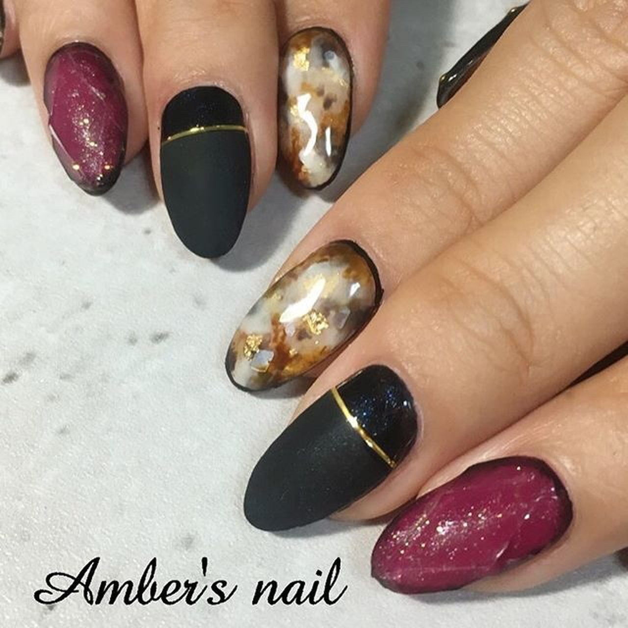 冬 旅行 ライブ パーティー ハンド Amber S Nail アンバーズネイルのネイルデザイン No ネイルブック