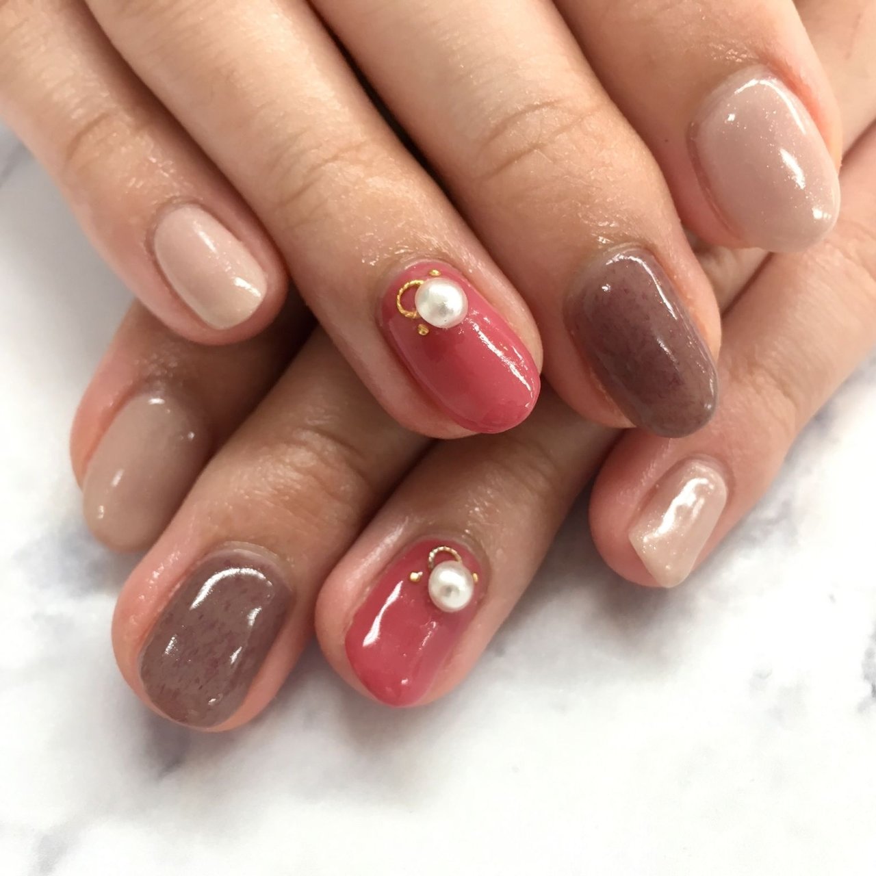 冬 お正月 パーティー 女子会 ハンド Fast Nail ファストネイル のネイルデザイン No ネイルブック