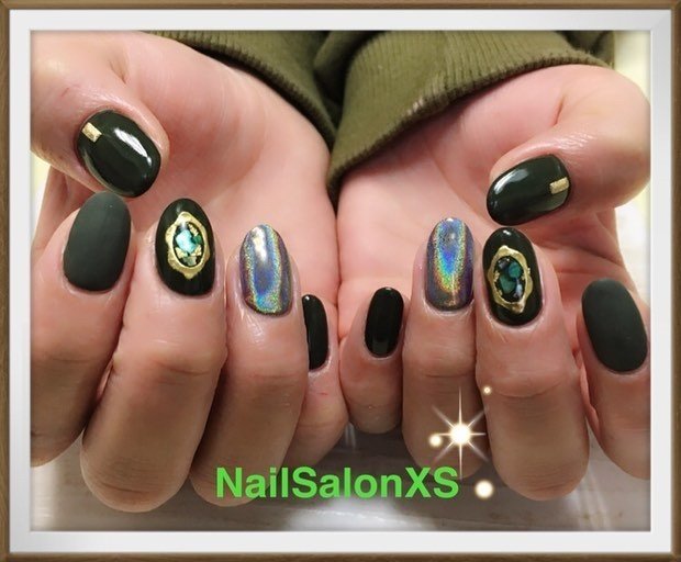 秋 冬 ハンド ワンカラー マット Nailsalonxsのネイルデザイン No 307 ネイルブック