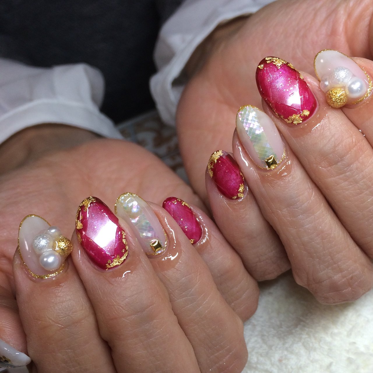 秋 冬 オールシーズン パーティー ハンド Eriのネイルデザイン No ネイルブック