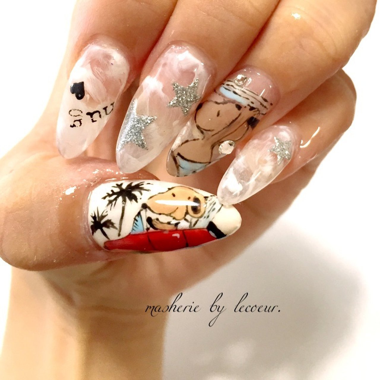 masherie by lecoeur.のネイルデザイン[No.3833493]｜ネイルブック