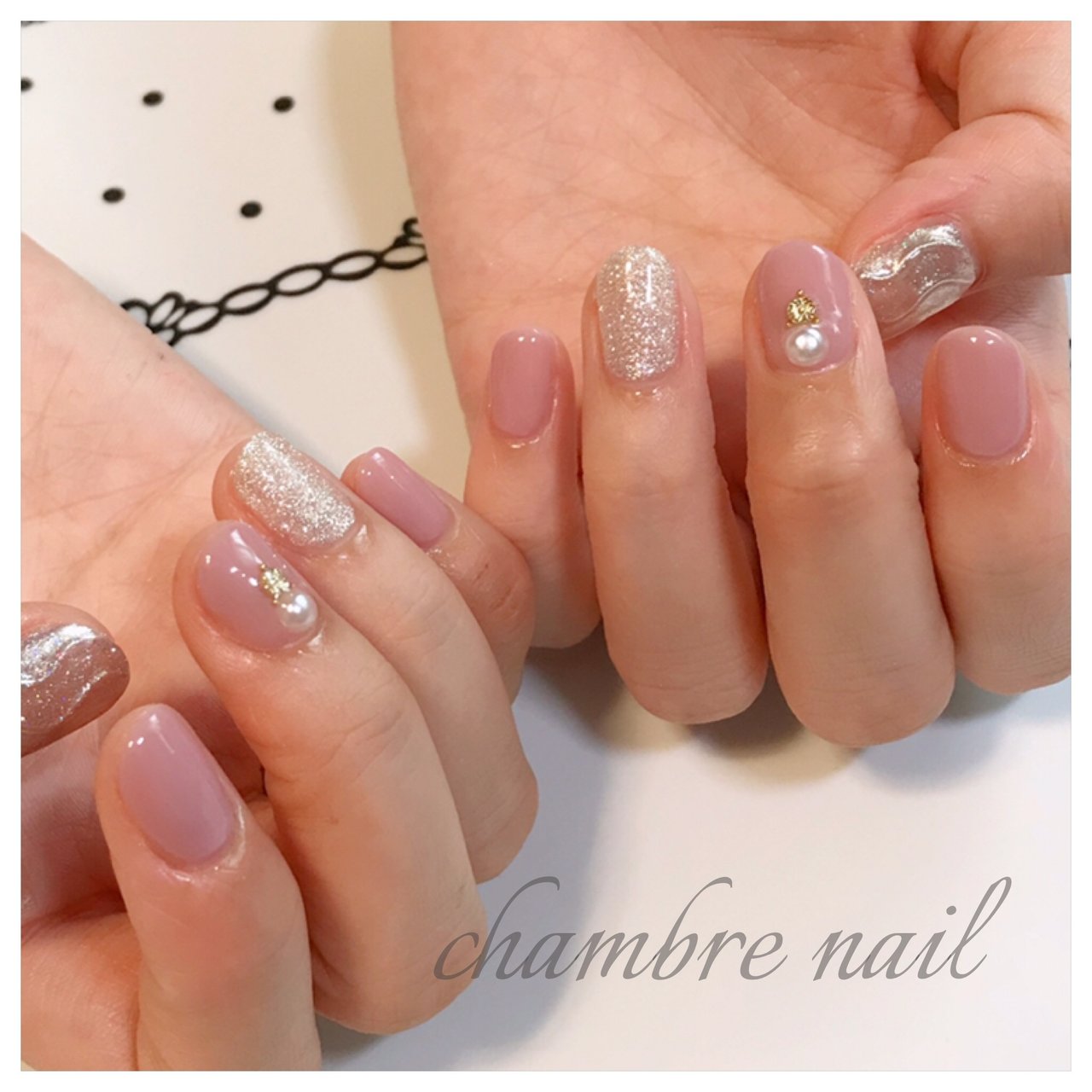 冬 オフィス デート 女子会 ハンド Chambre Nailのネイルデザイン No ネイルブック