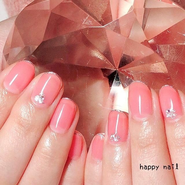 オールシーズン 入学式 デート シンプル ワンカラー Happy Nailのネイルデザイン No ネイルブック