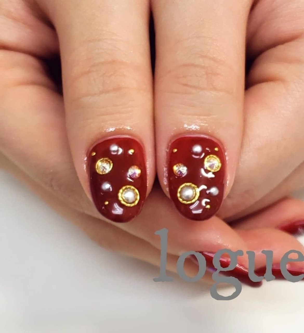 冬/クリスマス/女子会/ハンド/雪の結晶 - まゆのネイルデザイン[No