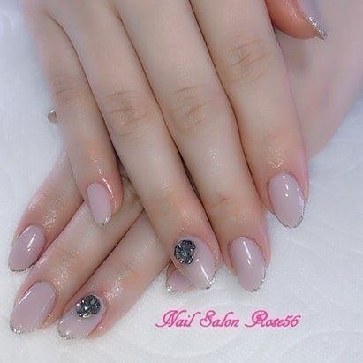 オールシーズン ハンド ワンカラー ミディアム ベージュ Nail Salon Rose 56のネイルデザイン No ネイルブック