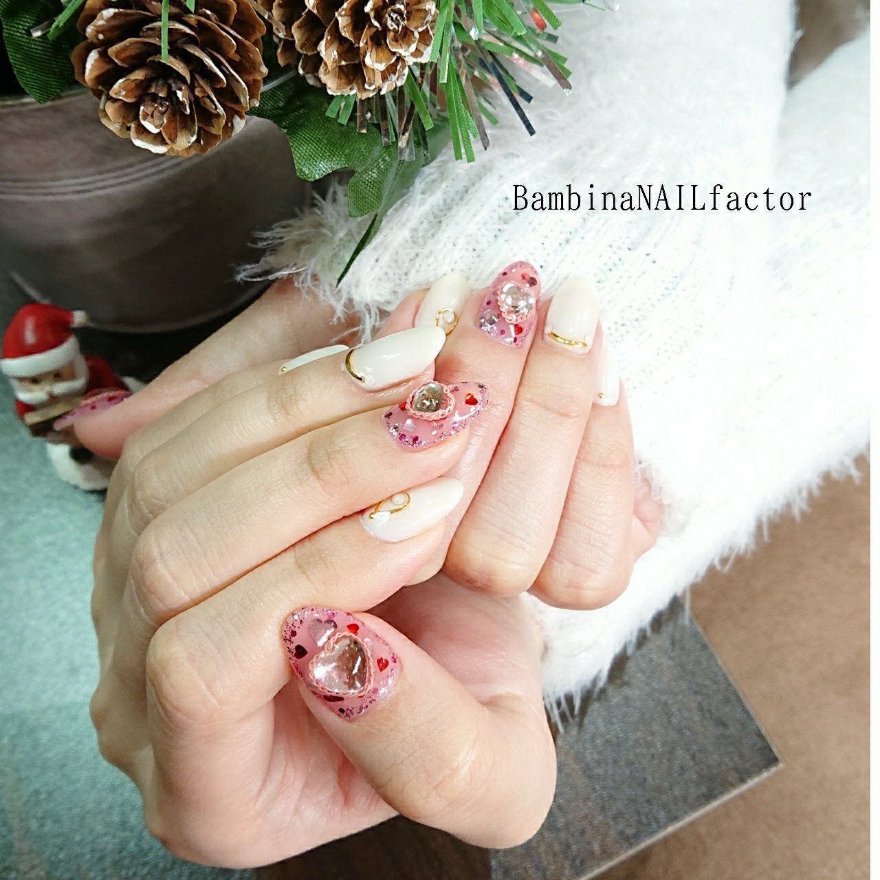 冬 クリスマス Bambinanailfactorkiyokoのネイルデザイン No ネイルブック