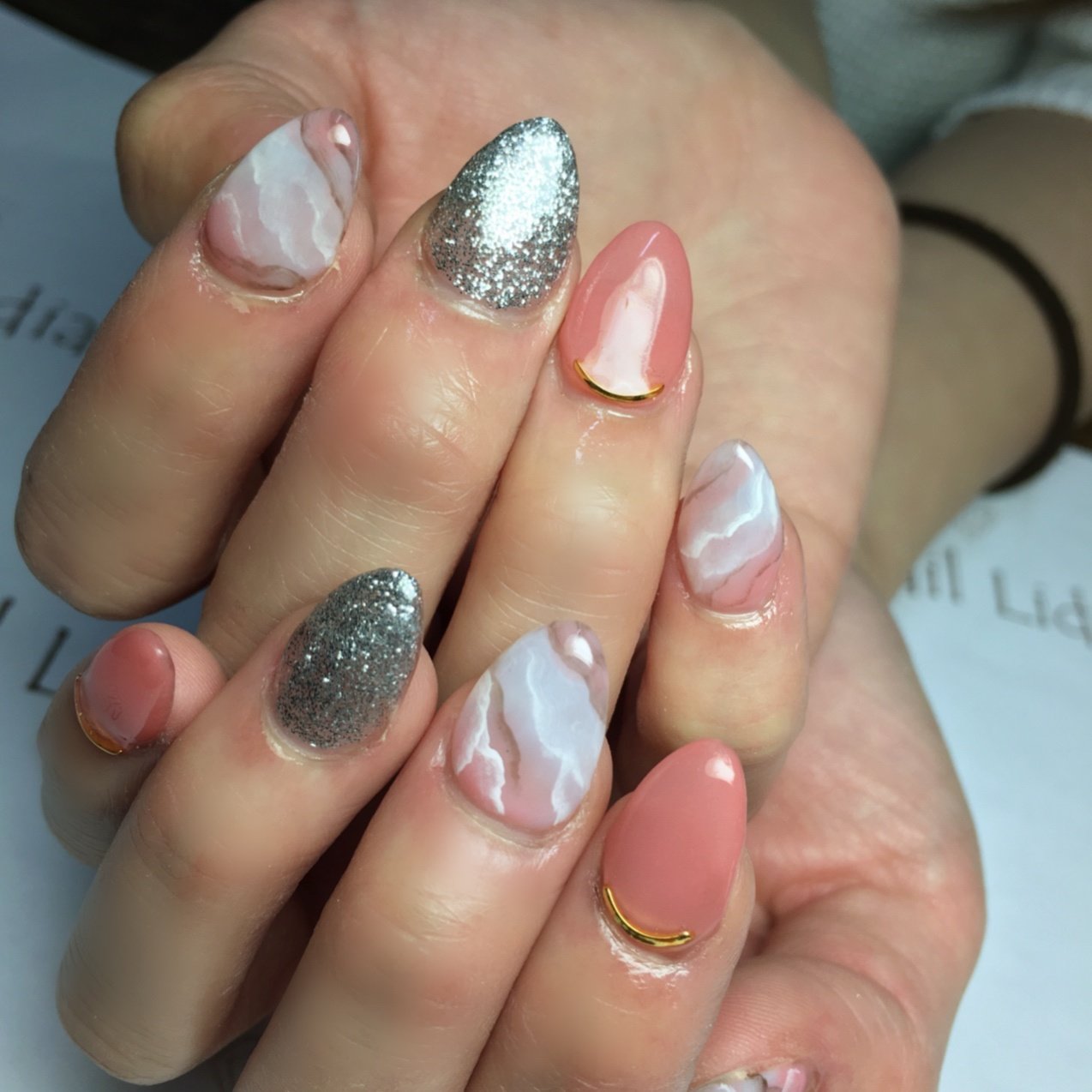 オールシーズン パーティー デート 女子会 ハンド Nail Lidia Lisaのネイルデザイン No ネイルブック