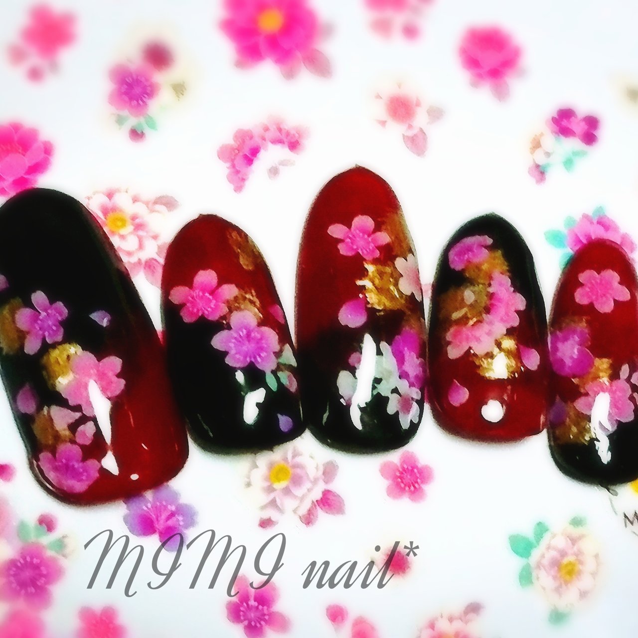 お正月 成人式 卒業式 浴衣 ハンド Mimi Nail のネイルデザイン No ネイルブック