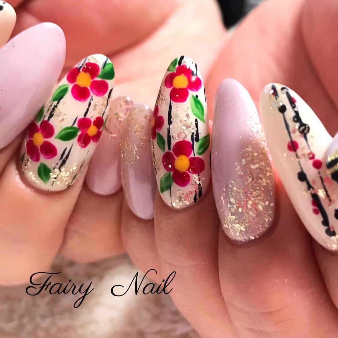 お正月 Fairynailのネイルデザイン No ネイルブック