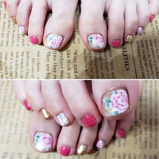 牡丹のネイルデザイン ネイルブック