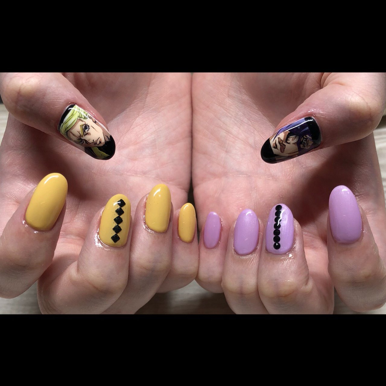 痛ネイル イエロー パープル お客様 Kazuuumiのネイルデザイン No ネイルブック