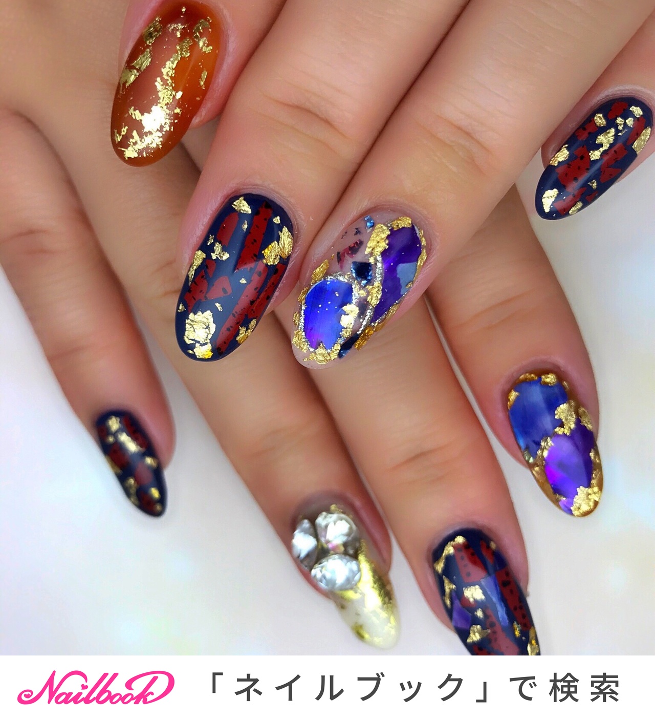 お正月 成人式 卒業式 浴衣 ハンド Rilye Nailのネイルデザイン No ネイルブック