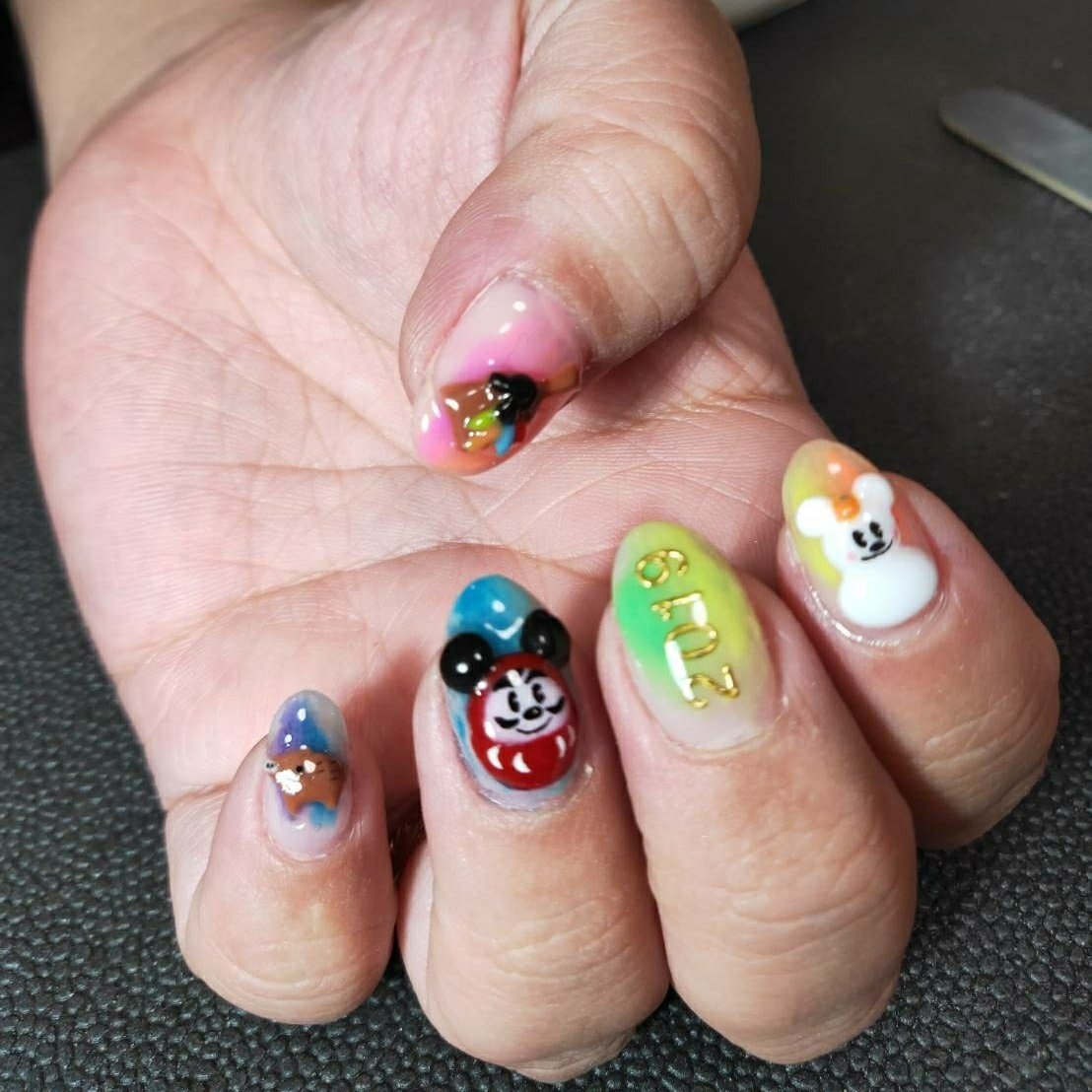 夏 冬 お正月 旅行 Miiiiのネイルデザイン No ネイルブック