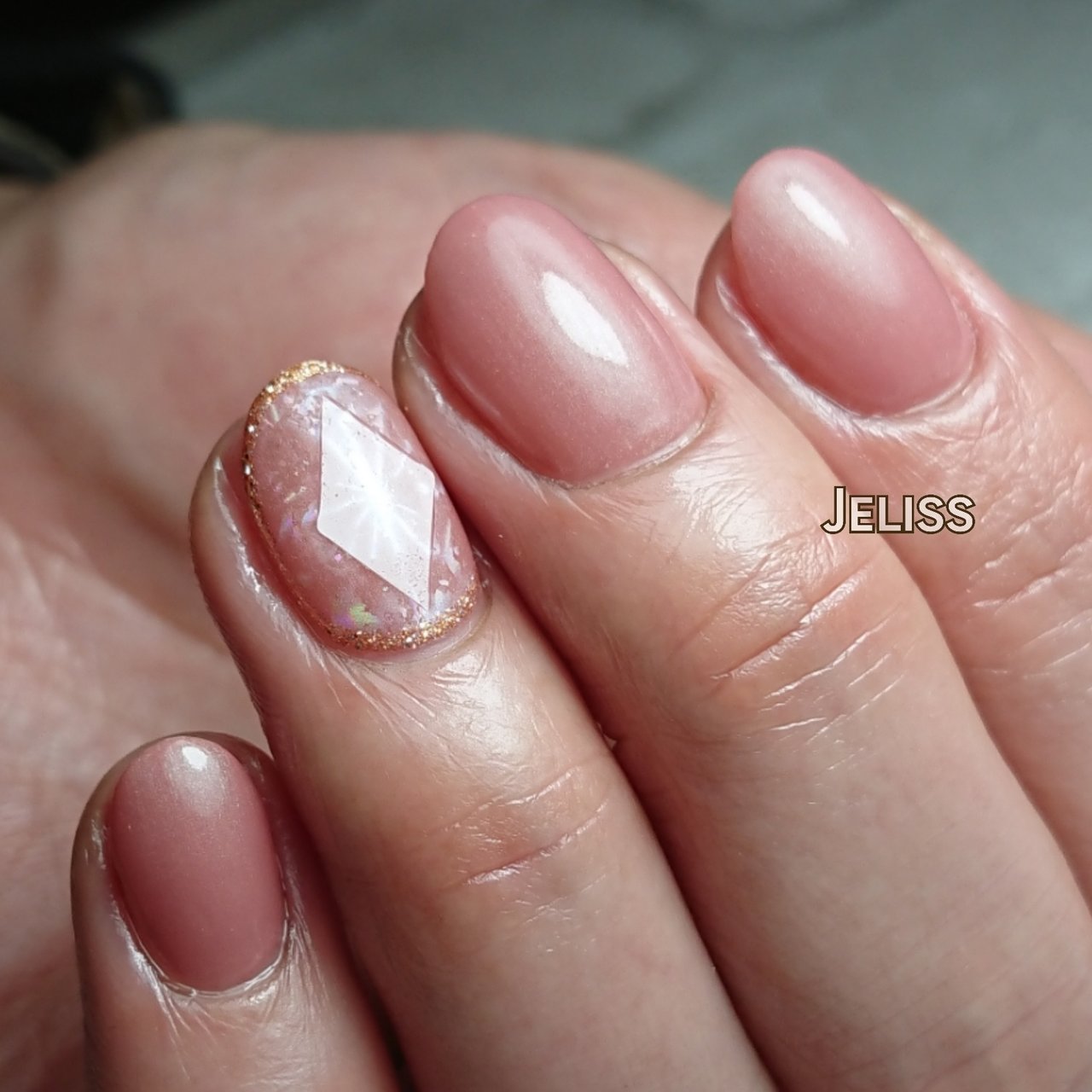 オールシーズン 卒業式 入学式 ハンド シンプル Nail Jelissのネイルデザイン No ネイルブック