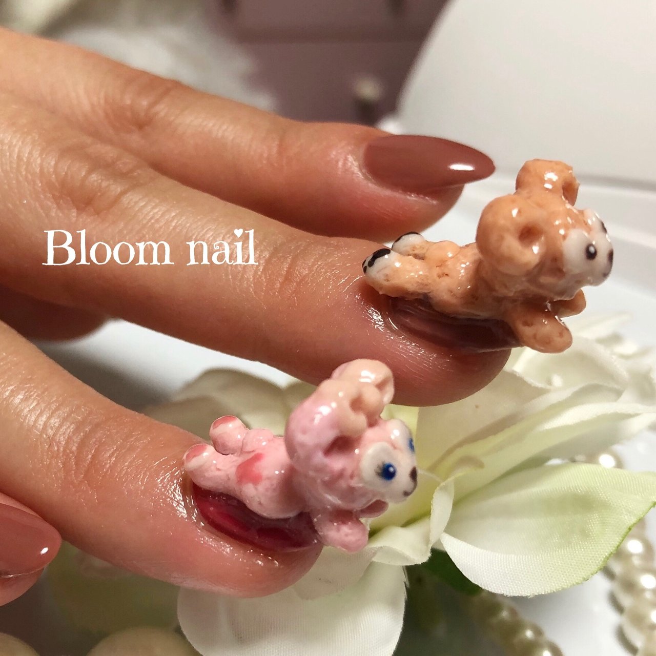 オールシーズン キャラクター 3d ジェル お客様 Bloom Nailのネイルデザイン No 3847190 ネイルブック