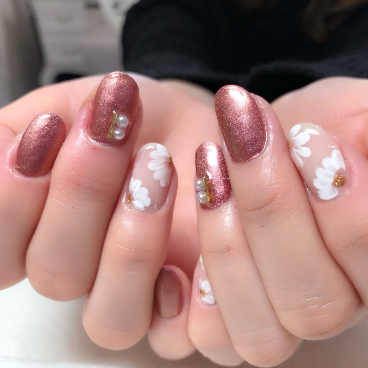 秋 冬 オフィス デート ハンド Total Beauty Salon Ankoolのネイル