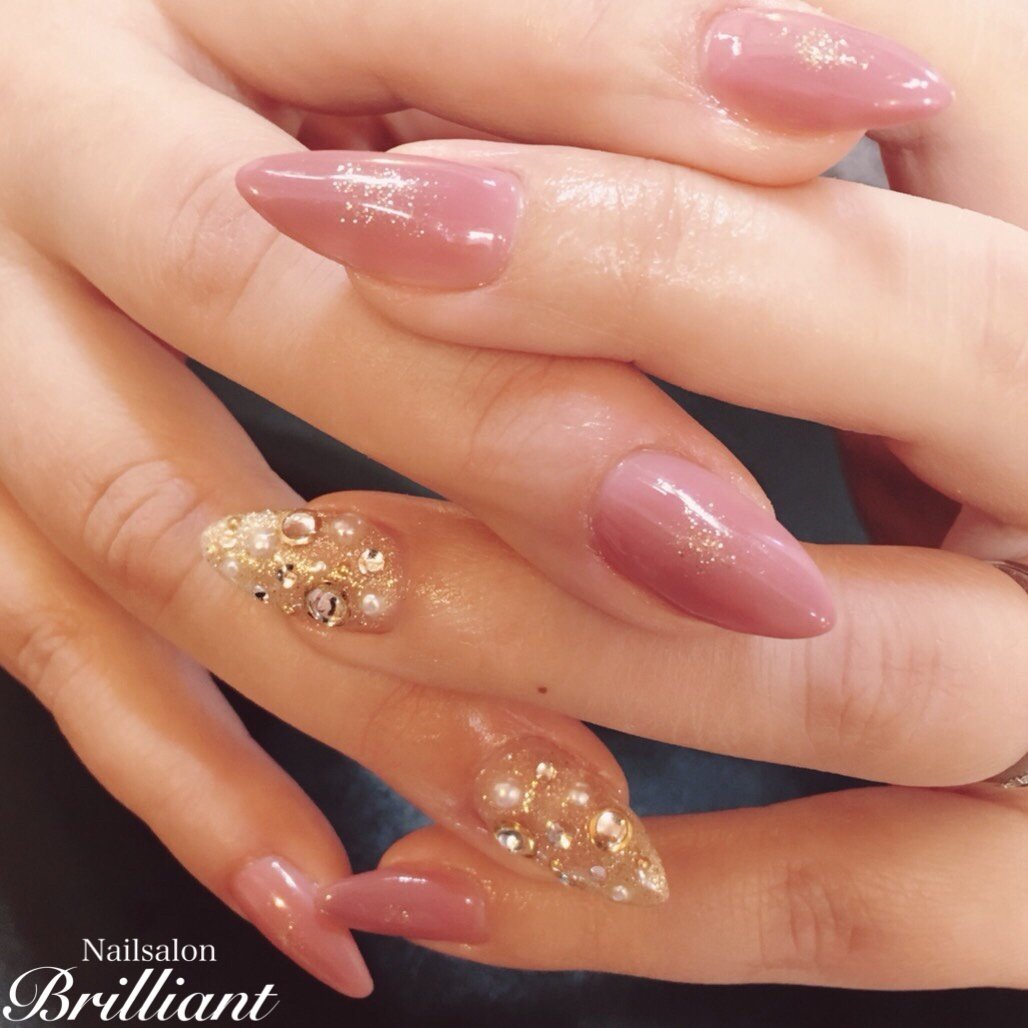 春 冬 オフィス デート ハンド Nailsalonbrilliantのネイルデザイン No ネイルブック