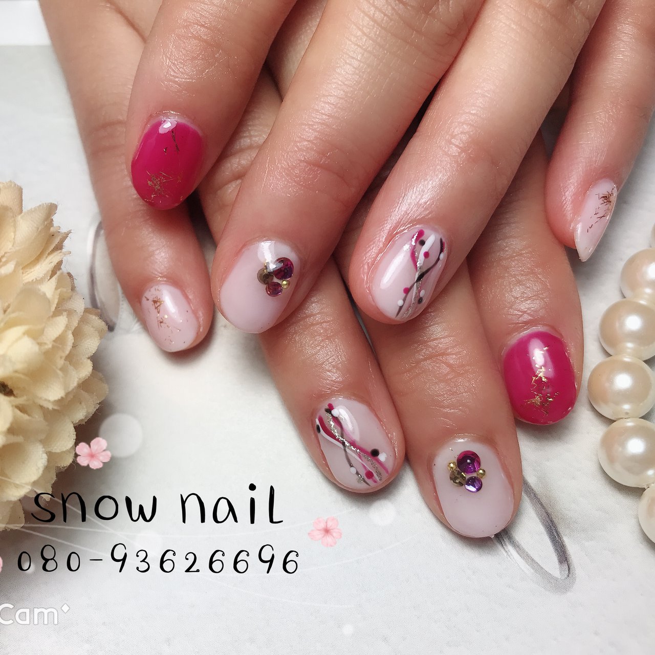 オールシーズン パーティー デート 女子会 ハンド 雪奈のネイルデザイン No ネイルブック