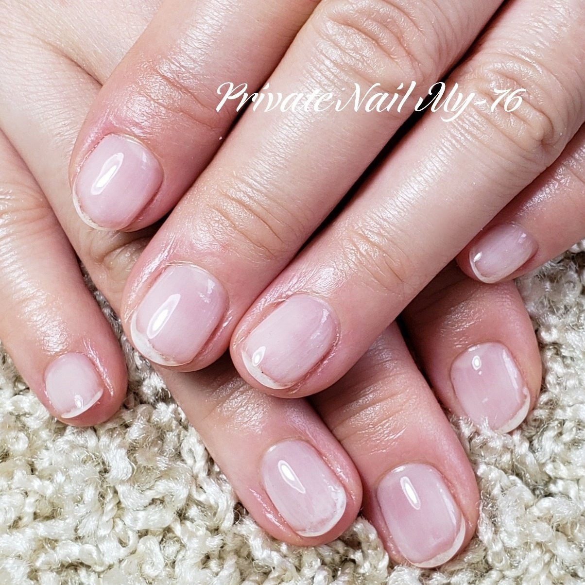 オールシーズン オフィス ハンド シンプル シースルー Private Nail My 76のネイルデザイン No ネイルブック