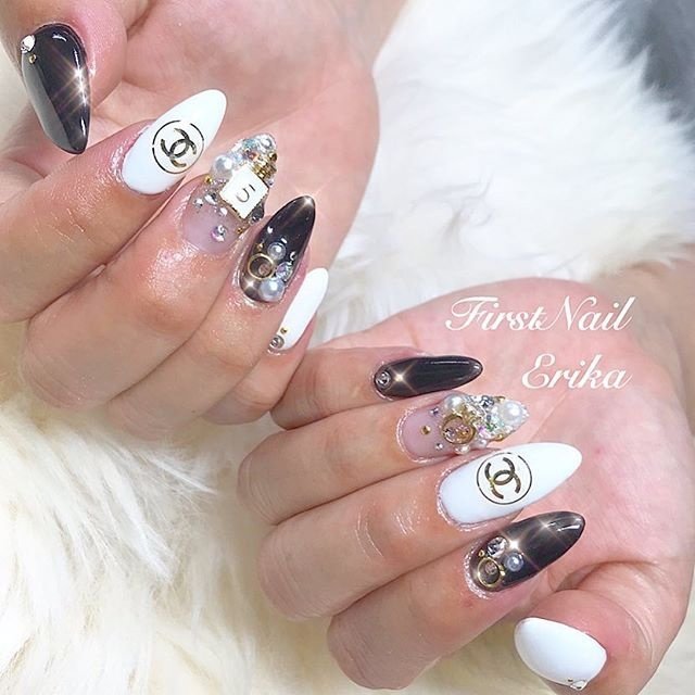 100 Epic Best Chanel ジェル ネイル Nail デザイン 美しいネイルトレンド