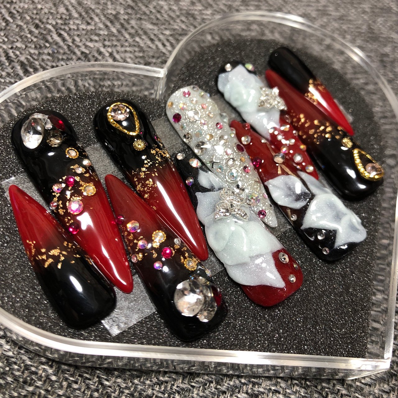 冬 お正月 成人式 ハンド グラデーション Nail Estrella エストレア のネイルデザイン No ネイルブック