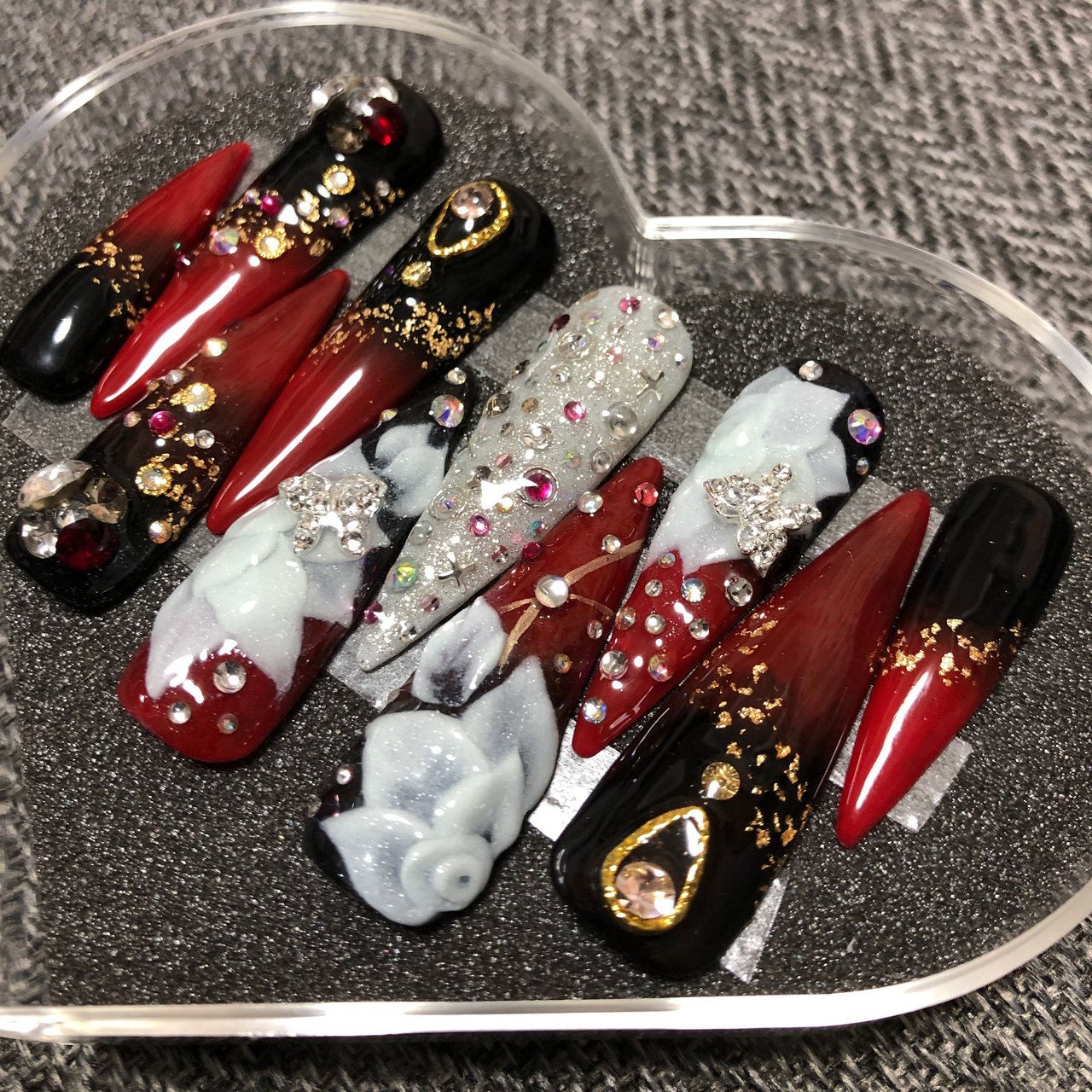 冬 お正月 成人式 ハンド グラデーション Nail Estrella エストレア のネイルデザイン No ネイルブック