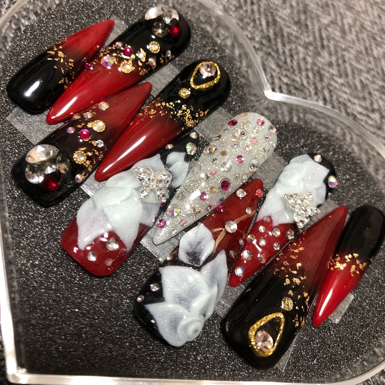 冬 お正月 成人式 ハンド グラデーション Nail Estrella エストレア のネイルデザイン No ネイルブック