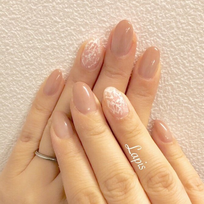 冬 オールシーズン ハンド グラデーション ショート Lapis Nailのネイルデザイン No ネイルブック