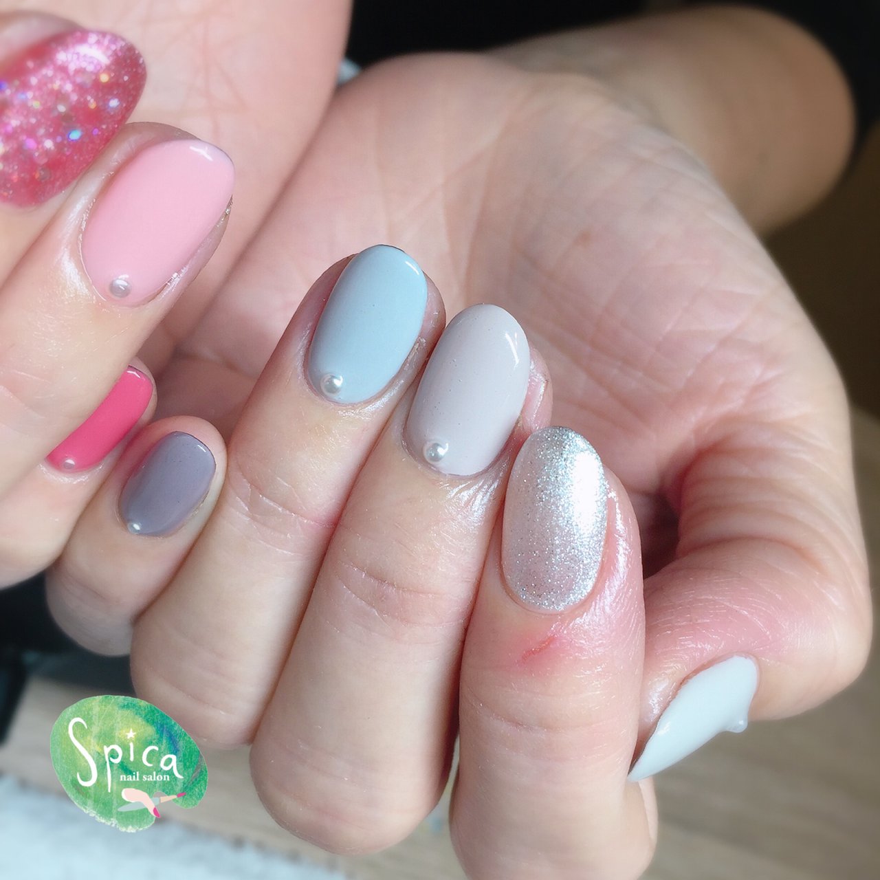 オールシーズン/ハンド/シンプル/ラメ/ワンカラー - nailsalon