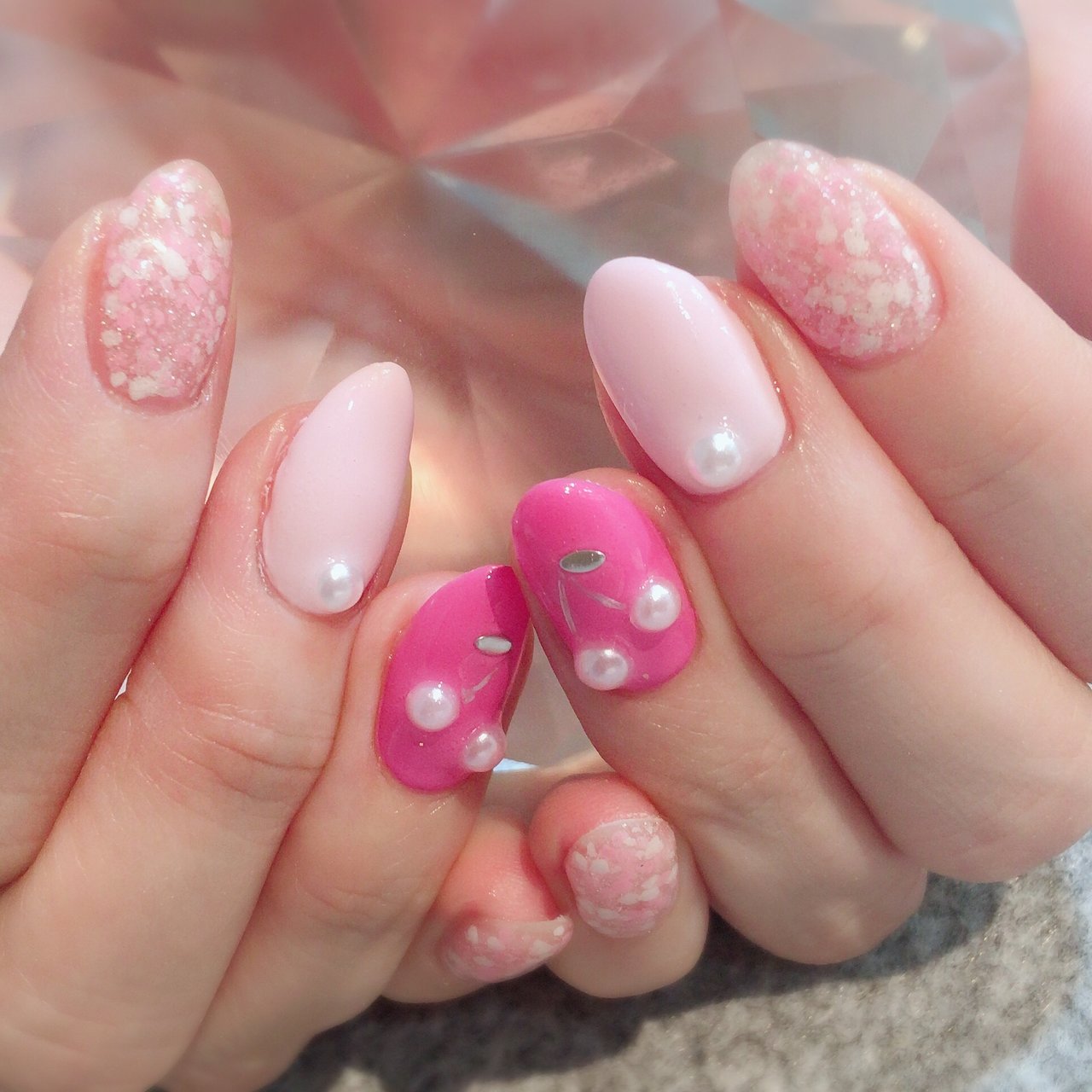 春 オールシーズン デート ハンド シンプル 溝の口 Nail Trees ネイルトゥリース のネイルデザイン No ネイルブック