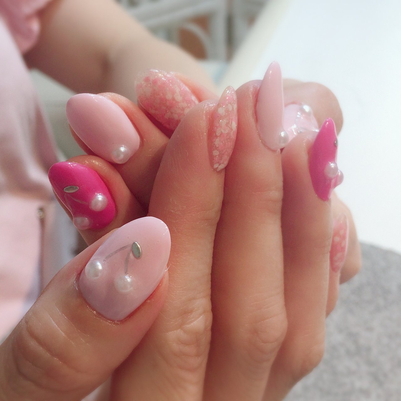 春 オールシーズン デート ハンド シンプル 溝の口 Nail Trees ネイルトゥリース のネイルデザイン No ネイル ブック