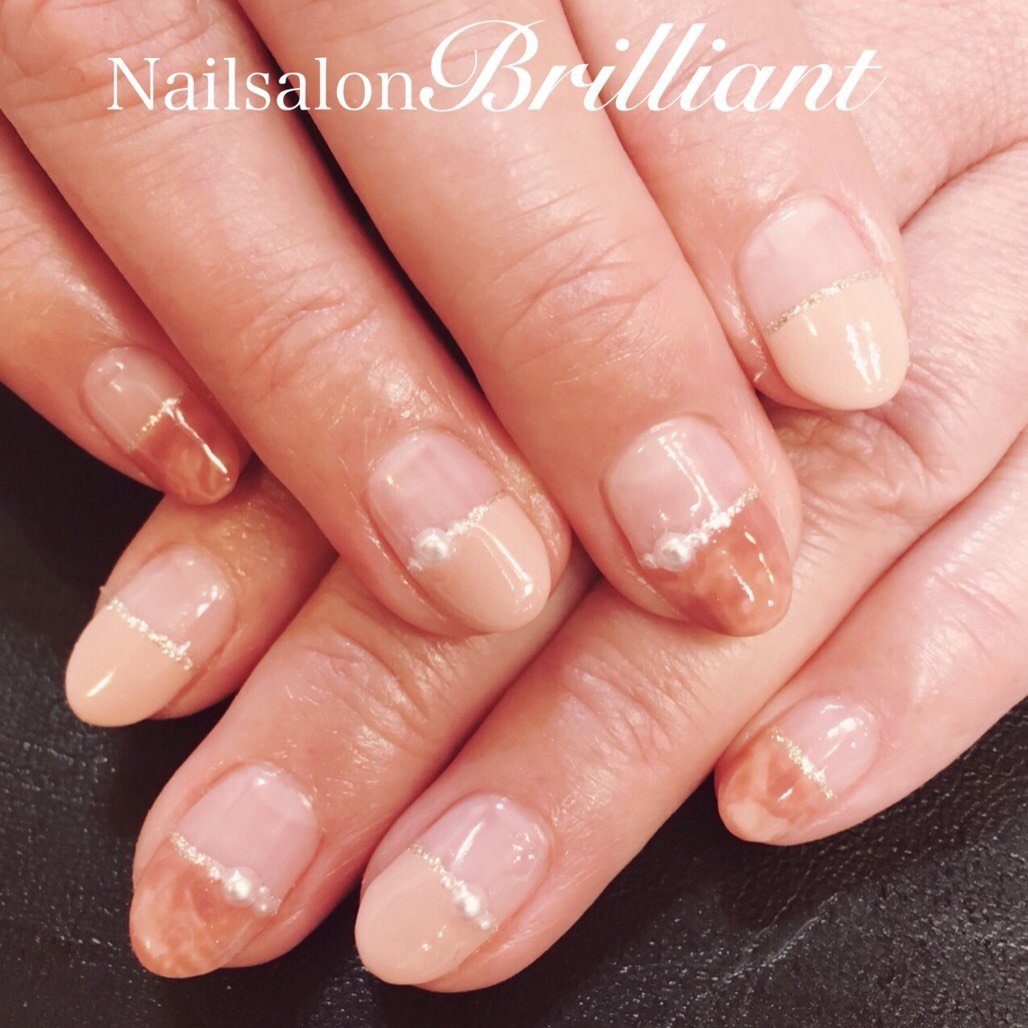 春 冬 オフィス デート ハンド Nailsalonbrilliantのネイルデザイン No ネイルブック