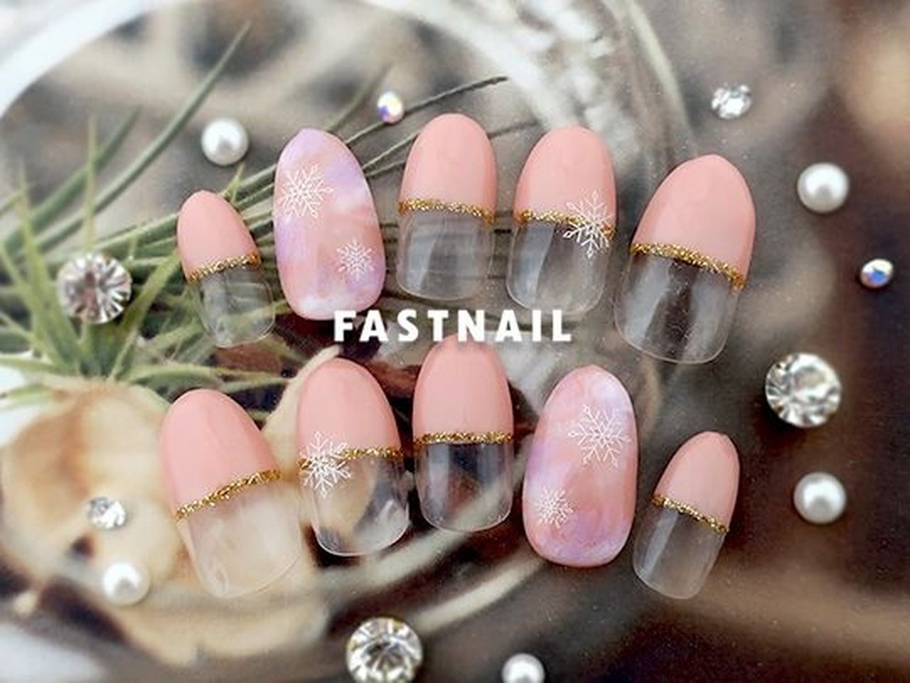 冬 バレンタイン パーティー デート ハンド Fast Nail ファストネイル のネイルデザイン No ネイルブック