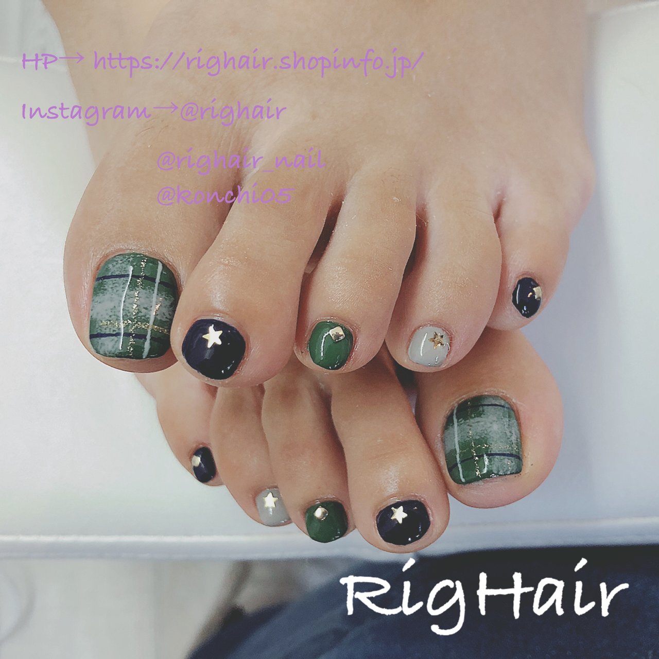 秋 冬 バレンタイン フット シンプル Righair Nail Mizuhoのネイルデザイン No ネイルブック