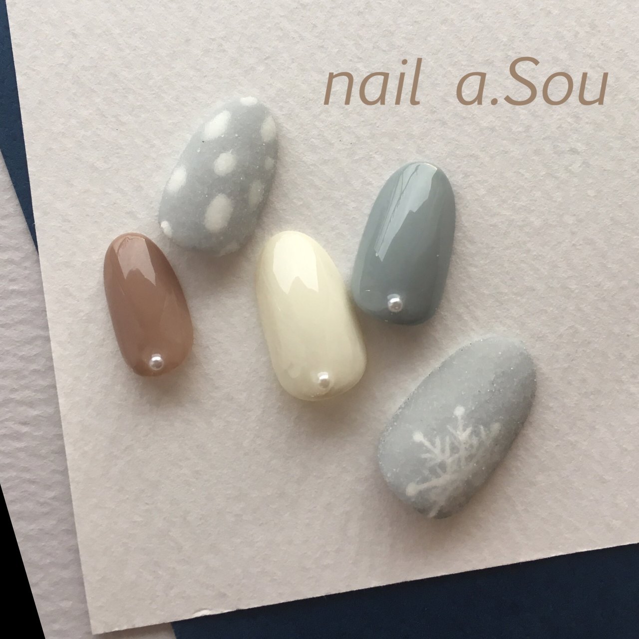 冬 ハンド ワンカラー シュガー マット Nail A ｓouのネイルデザイン No ネイルブック