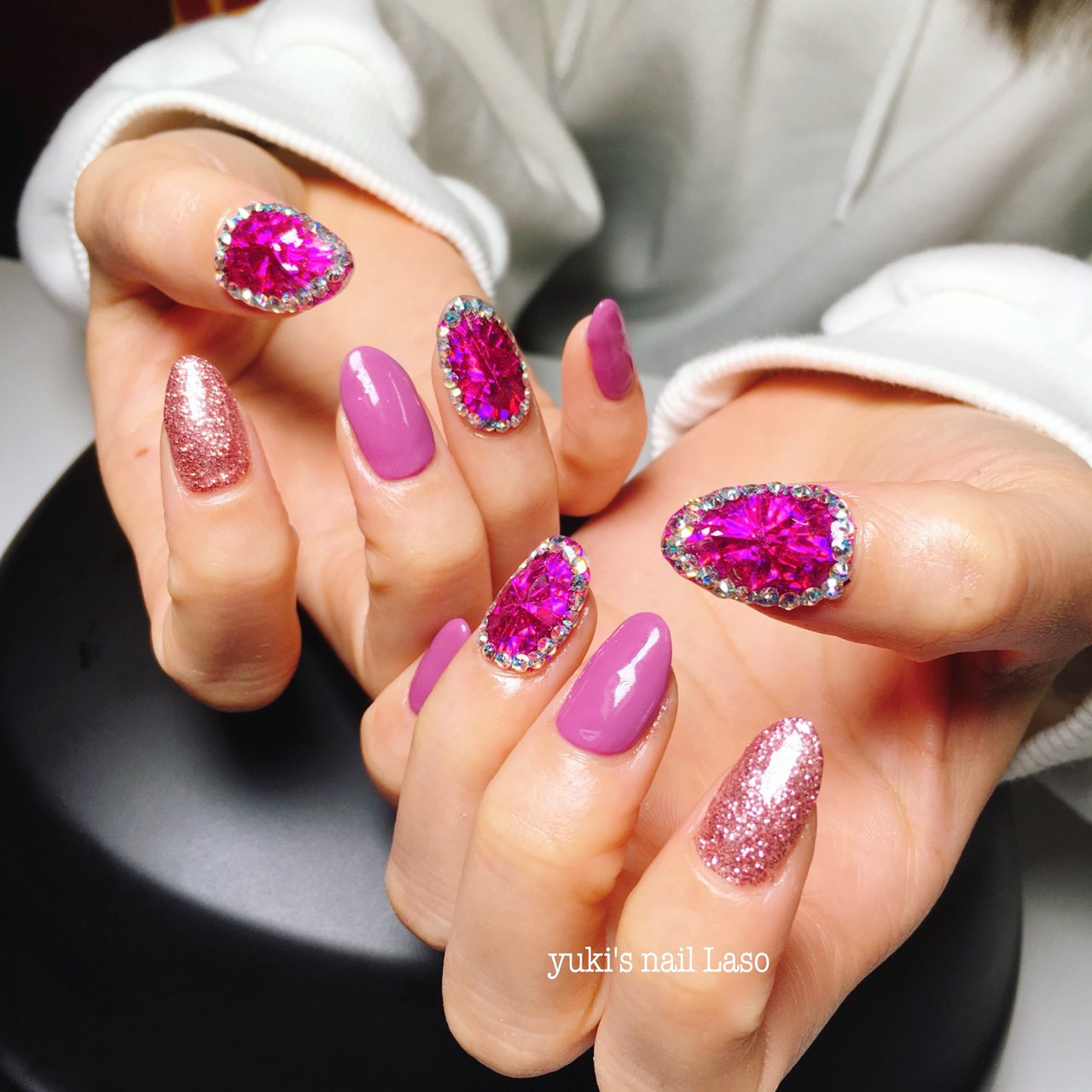 オールシーズン パーティー デート 女子会 ハンド Nail Lasoのネイルデザイン No ネイルブック