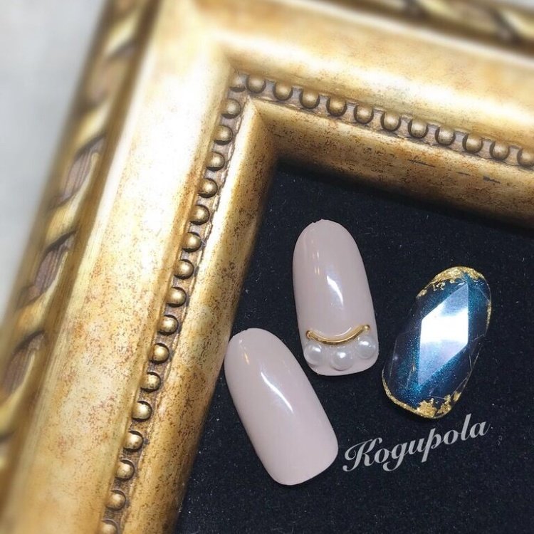 オールシーズン パーティー デート 女子会 ハンド Kogupolaのネイルデザイン No ネイルブック