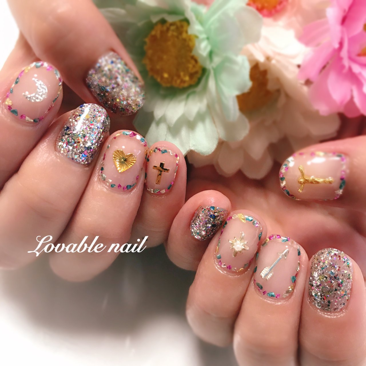 春 夏 旅行 リゾート ハンド Lovable Nail 1457のネイルデザイン No ネイルブック