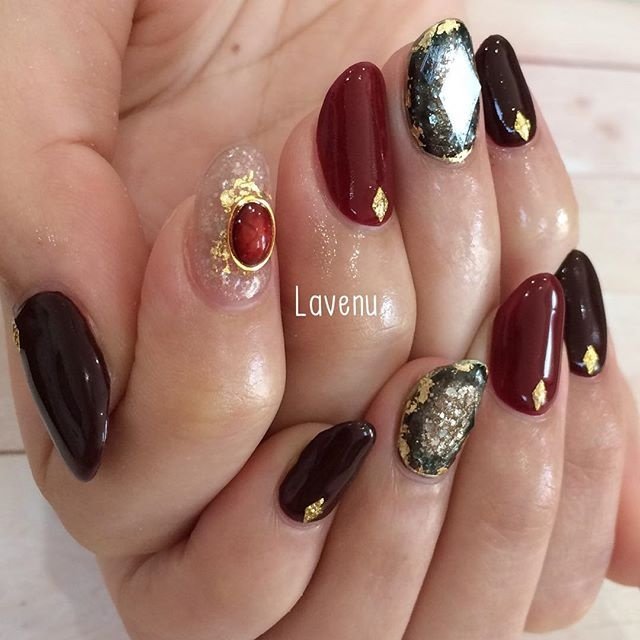 秋 冬 バレンタイン クリスマス ハンド Nailroomlavenu 𓇼のネイルデザイン No ネイルブック