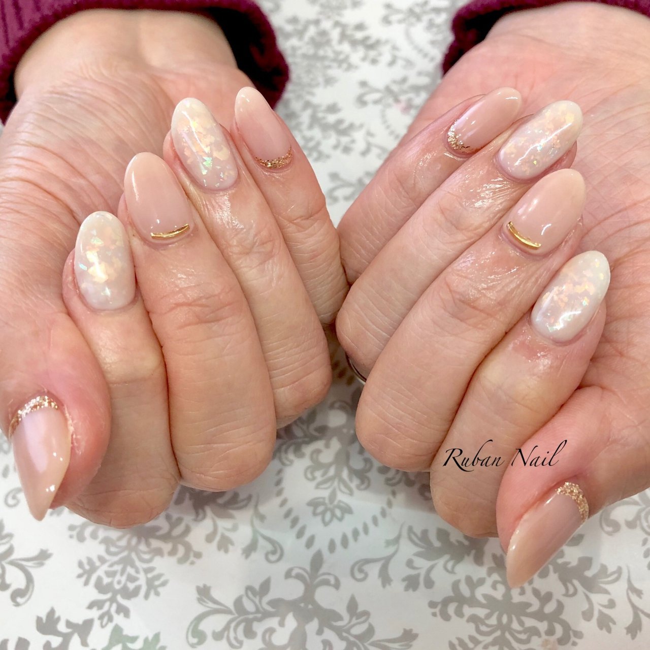 オールシーズン オフィス デート 女子会 ハンド Ruban Nailのネイルデザイン No ネイルブック