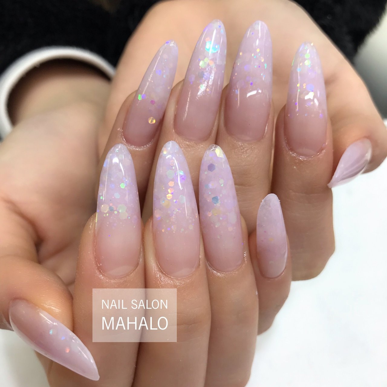 シンプル グラデーション ホログラム ワンカラー パステル Nail Mahaloのネイルデザイン No ネイルブック