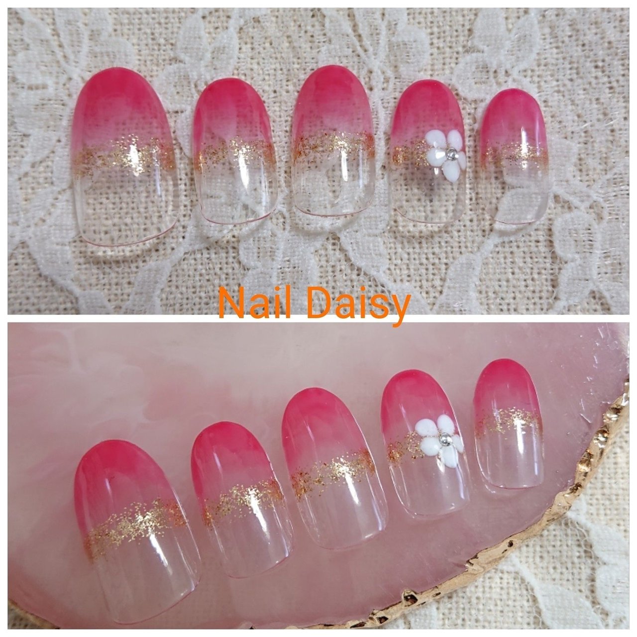 オールシーズン グラデーション レッド ジェル ネイルチップ Naildaisyのネイルデザイン No ネイルブック