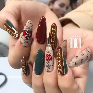 人気順 ハンド キャラクター Gucciネイルのネイルデザイン ネイルブック