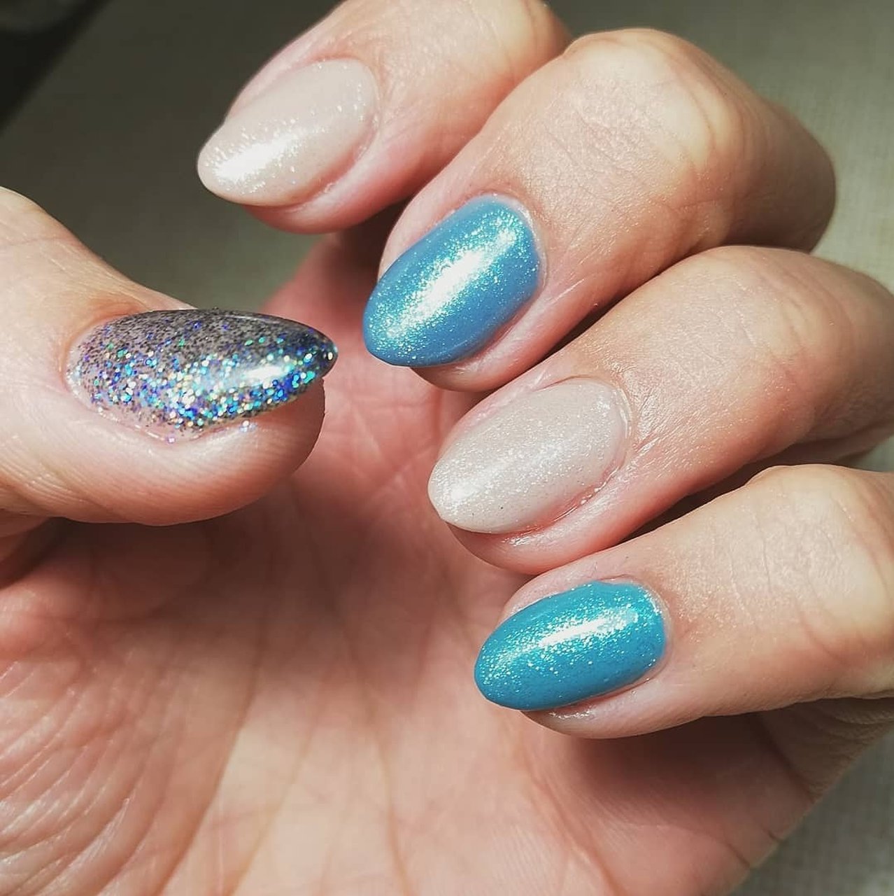 冬 ハンド ラメ ワンカラー ショート まめこのネイルデザイン No ネイルブック