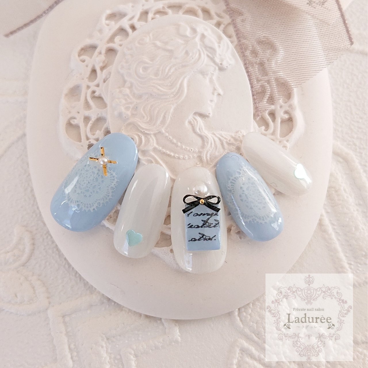 オールシーズン デート 女子会 ハンド シンプル Private Salon Ladureeのネイルデザイン No ネイルブック