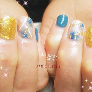 新しいサンプルより色味を変えました💅❤️ 
#60代のお客様#新しいサンプルより#大河原
 #オールシーズン #ハンド #ジェルネイル #お客様 #Chula #ネイルブック