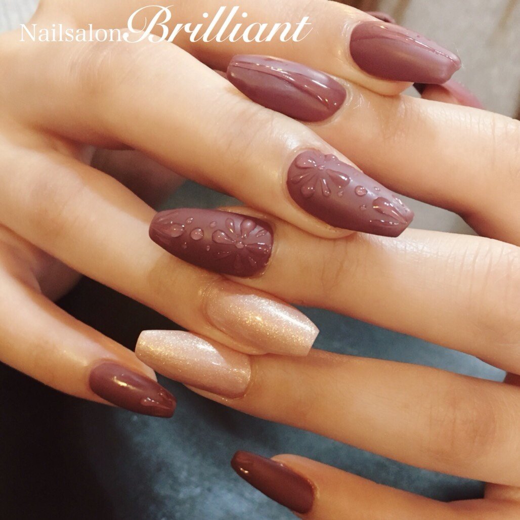 春 冬 デート 女子会 ハンド Nailsalonbrilliantのネイルデザイン No ネイルブック