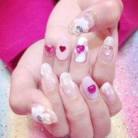 ラブリー 3d ネイル ハート 三洋ガメッツ